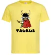Чоловіча футболка Телець пес Лимонний фото