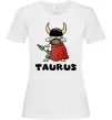 Женская футболка Телець пес Белый фото