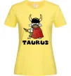 Женская футболка Телець пес Лимонный фото