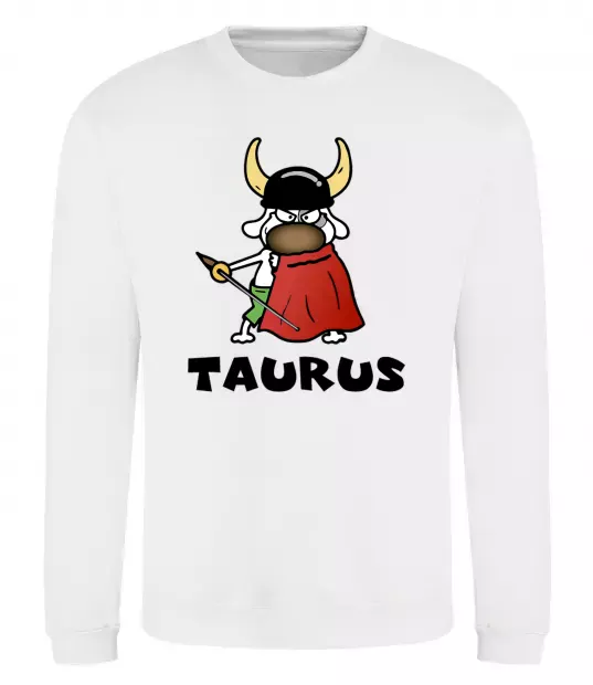 Свитшот Телець пес Белый фото