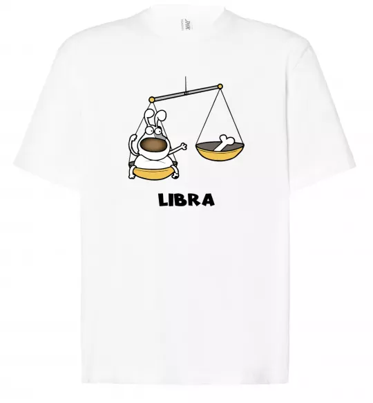 Футболка Оверсайз Терези пес Белый фото