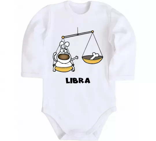 Детский боди Терези пес Белый фото