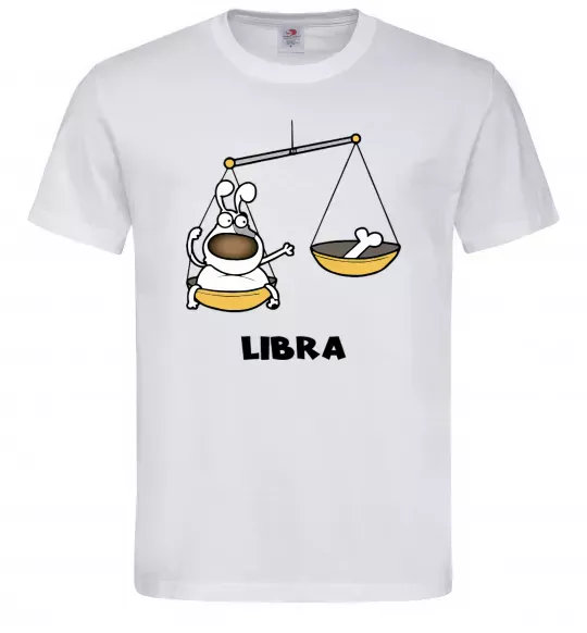 Чоловіча футболка Терези пес Білий фото