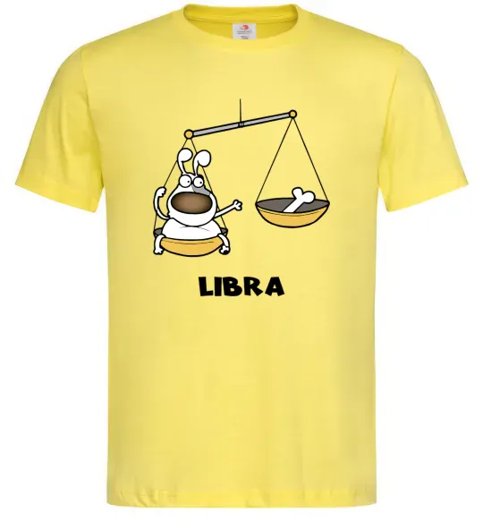 Чоловіча футболка Терези пес Лимонний фото