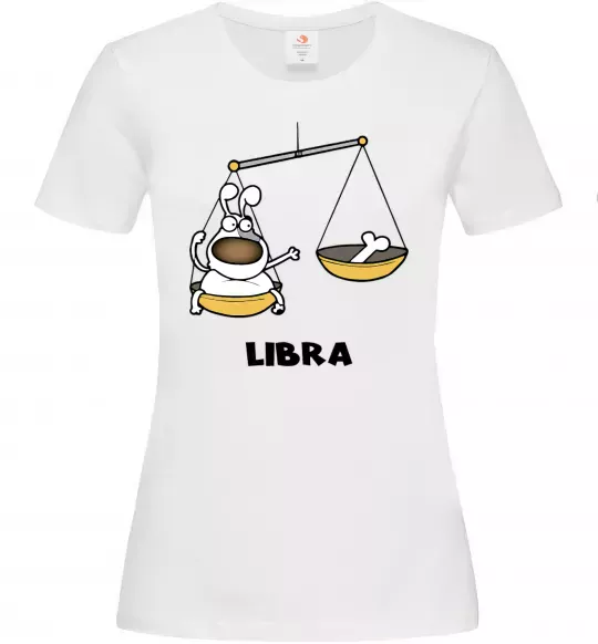 Женская футболка Терези пес Белый фото