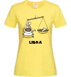 Женская футболка Терези пес Лимонный фото