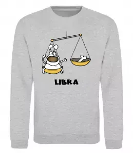 Світшот Терези пес Сірий меланж фото