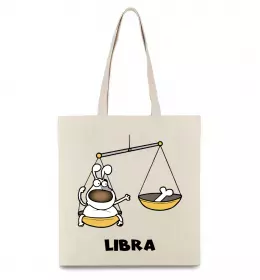 Еко-сумка Терези пес Бежевий фото