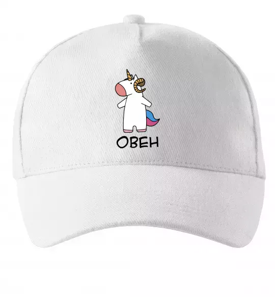 Кепка Овен єдиноріг Білий фото