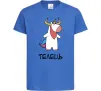 Детская футболка Телець єдиноріг Ярко-синий Детская футболка Телець єдиноріг Ярко-синий фото