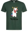 Чоловіча футболка Телець єдиноріг Темно-зелений Чоловіча футболка Телець єдиноріг Темно-зелений фото