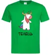 Чоловіча футболка Телець єдиноріг Зелений Чоловіча футболка Телець єдиноріг Зелений фото