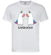 Мужская футболка Близнюки єдиноріг Белый Мужская футболка Близнюки єдиноріг Белый фото