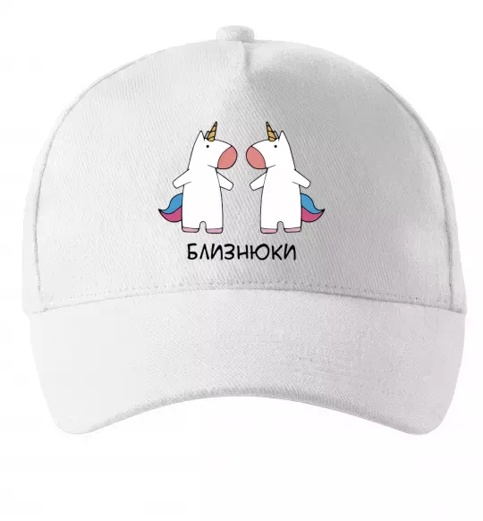 Кепка Близнюки єдиноріг Білий фото