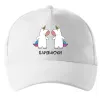 Кепка Близнюки єдиноріг Білий Кепка Близнюки єдиноріг Білий фото