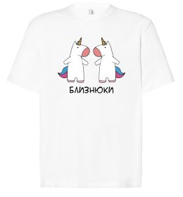 Футболка Оверсайз Близнюки єдиноріг