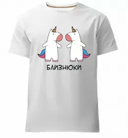 Мужская премиум футболка Близнюка знак Черный фото