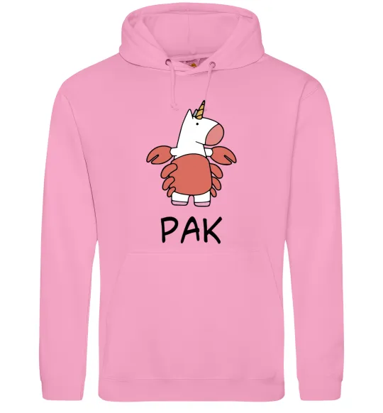 Жіноча толстовка (худі) Рак єдиноріг Рожевий фото