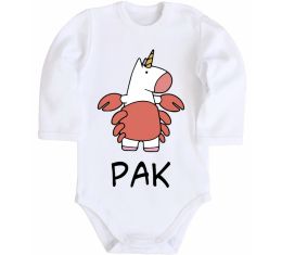 Детский боди Рак єдиноріг