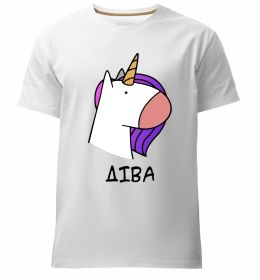 Мужская премиум футболка Діва єдиноріг