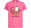 Дитяча футболка Скорпіон єдиноріг Яскраво-рожевий фото