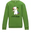 Детский Свитшот Стрілець єдиноріг Лаймовый Детский Свитшот Стрілець єдиноріг Лаймовый фото