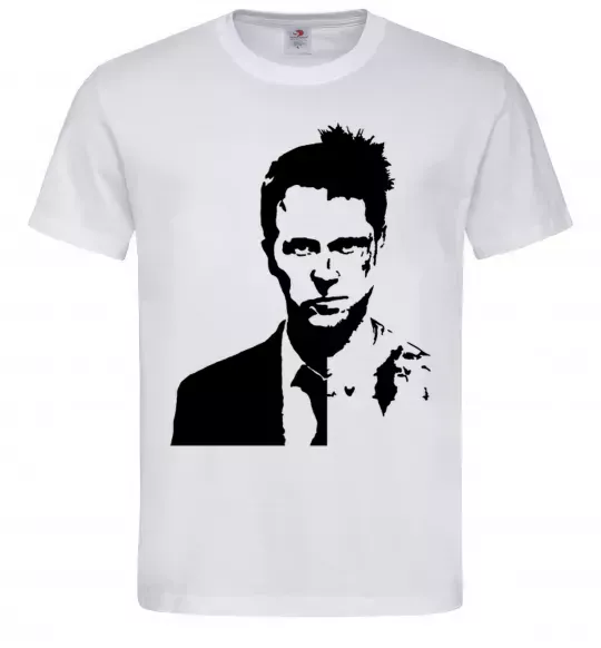 Чоловіча футболка Fight club black Білий фото