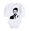 Детский боди Fight club black Белый фото