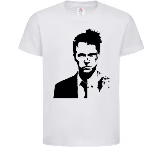 Дитяча футболка Fight club black Білий фото