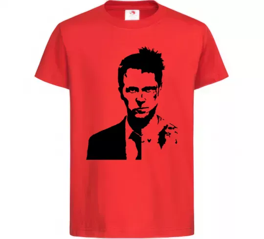 Дитяча футболка Fight club black Червоний фото