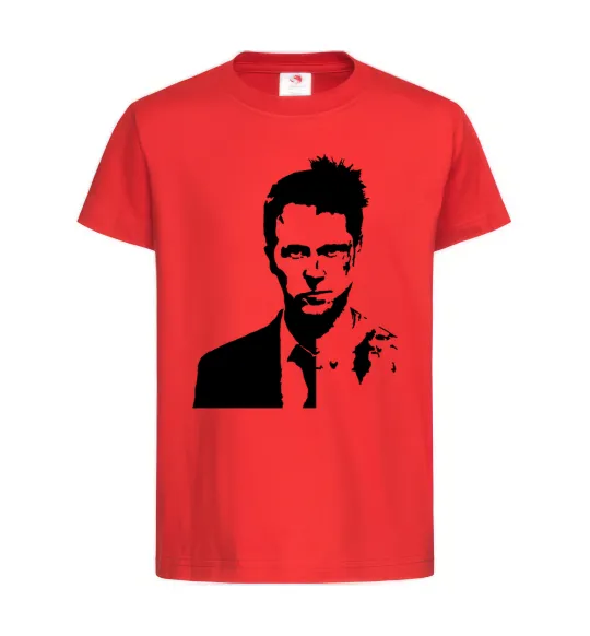 Детская футболка Fight club black Красный фото