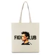 Эко-сумка Fight club Brad Pitt Бежевый Эко-сумка Fight club Brad Pitt Бежевый фото