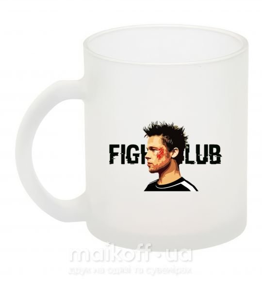 Чашка скляна Fight club Brad Pitt Фроузен фото