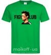 Чоловіча футболка Fight club Brad Pitt Зелений фото