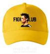 Кепка Fight club Brad Pitt Сонячно жовтий фото