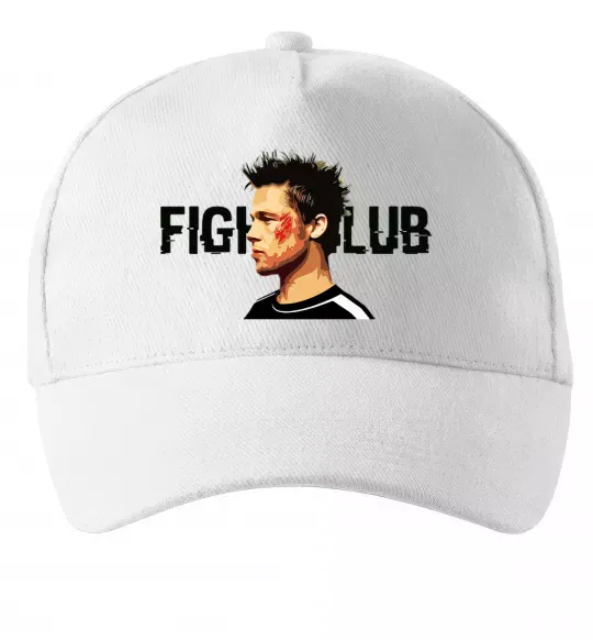 Кепка Fight club Brad Pitt Білий фото