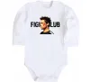 Детский боди Fight club Brad Pitt Белый фото