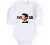 Дитячий бодік Fight club Brad Pitt Білий фото