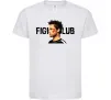 Дитяча футболка Fight club Brad Pitt Білий Дитяча футболка Fight club Brad Pitt Білий фото