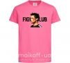 Детская футболка Fight club Brad Pitt Ярко-розовый фото