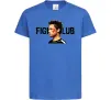 Дитяча футболка Fight club Brad Pitt Яскраво-синій Дитяча футболка Fight club Brad Pitt Яскраво-синій фото