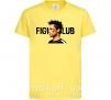 Дитяча футболка Fight club Brad Pitt Лимонний фото