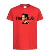 Дитяча футболка Fight club Brad Pitt Червоний фото