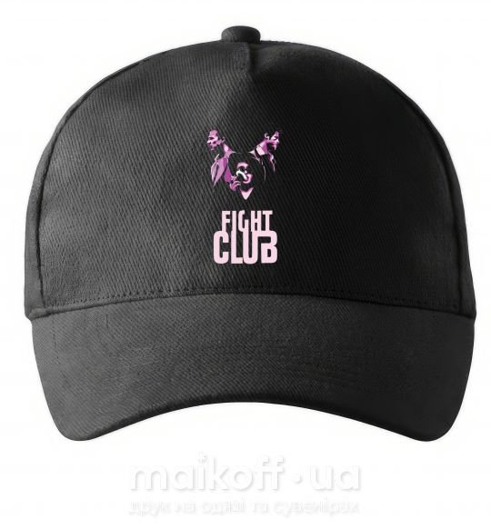 Кепка Fight club pink Черный фото