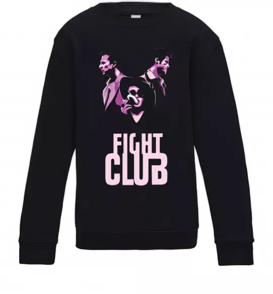 Дитячий світшот Fight club pink Чорний фото
