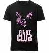 Чоловіча преміум футболка Fight club pink Чорний фото