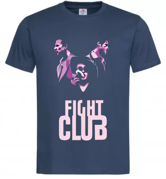 Чоловіча футболка Fight club pink Темно-синій фото