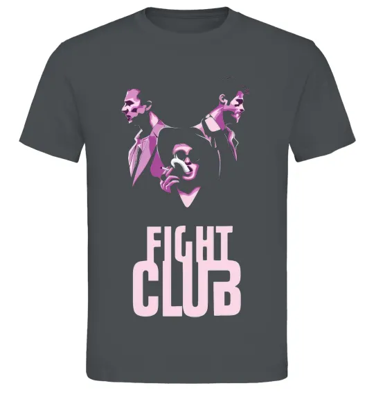 Чоловіча футболка Fight club pink Графіт фото