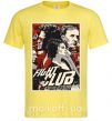 Чоловіча футболка Fight club poster Лимонний фото