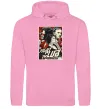 Чоловіча толстовка (худі) Fight club poster Рожевий фото